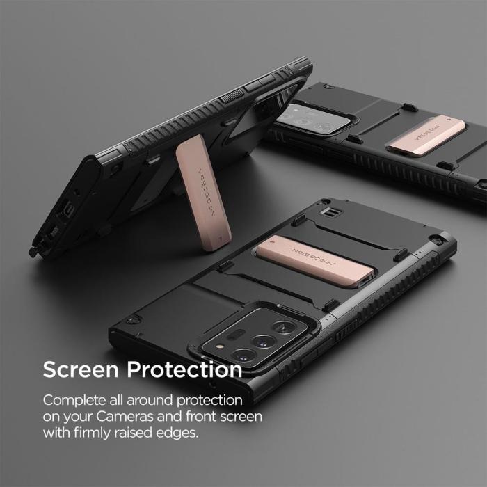 UTGATT1 - VRS DESIGN | Damda QuickStand Skal Galaxy Note 20 Ultra - Svart Bronze