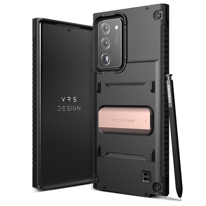 UTGATT1 - VRS DESIGN | Damda QuickStand Skal Galaxy Note 20 Ultra - Svart Bronze
