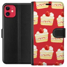 Gustaf - Pl&aring;nboksfodral till Apple iPhone 11 med T&aring;rta