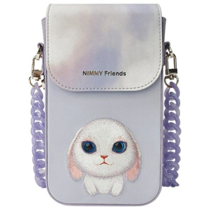 NIMMY - Nimmy Halsbandsfodral Big Eyed Pet 2.0 Rabbit - Lila