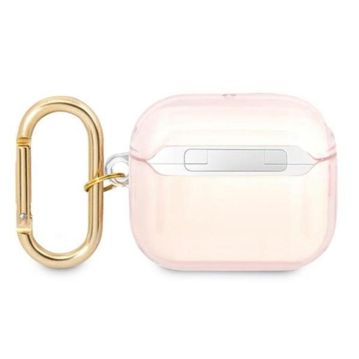 Guess - Guess AirPods 3 Skal Strap Collection - Rosa