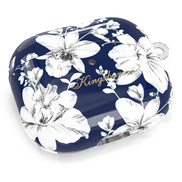 UTGATT5 - Kingxbar Blooming Pods Fodral För AirPods 3 - Svart