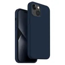 UNIQ - UNIQ Mobilskal till iPhone 14 Plus MagSafe Lino - Marinbl&aring;
