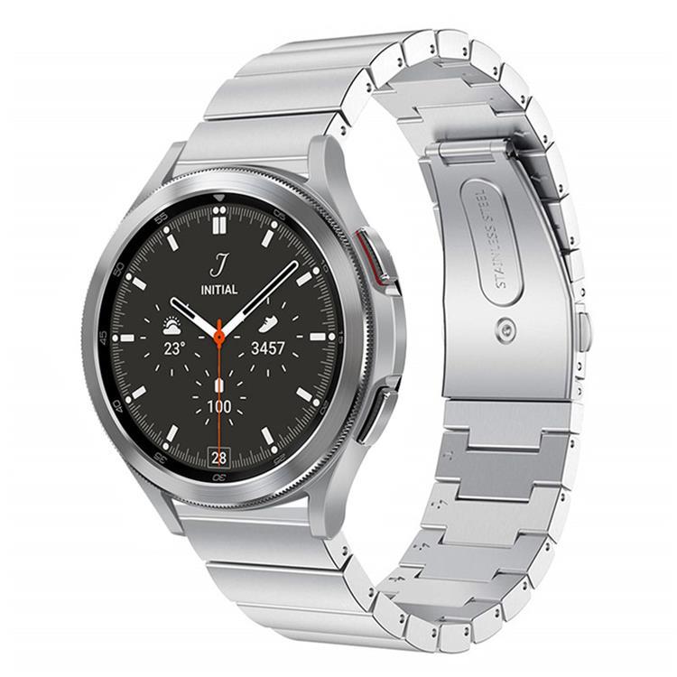 Galaxy Watch 4 (40/44mm)/Classic 42/46mm Armband Stainless - Silver | 5123 | AlltMobil