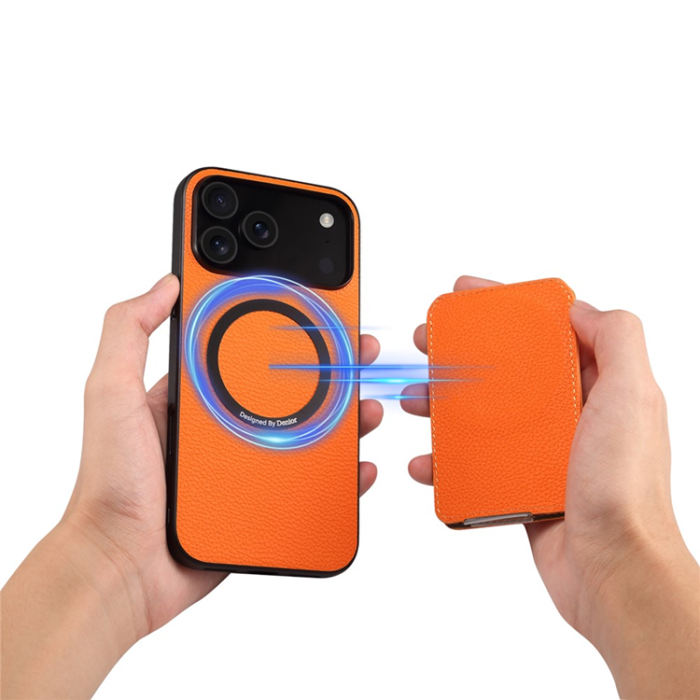 DENIOR - DENIOR D29 iPhone 17 Pro Max Mobilskal MagSafe Kortinnehavare