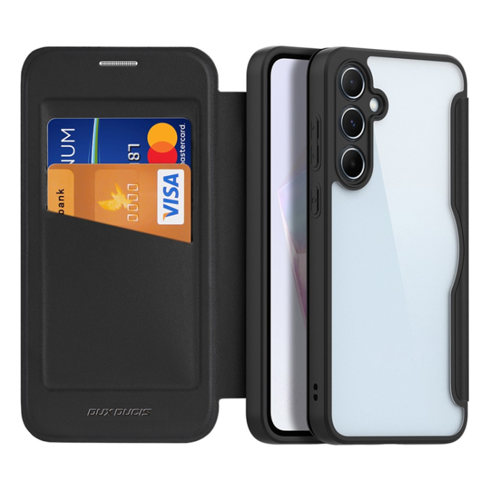 Dux Ducis - Dux Ducis Galaxy A35 5G Plånboksfodral Skin X Pro - Svart