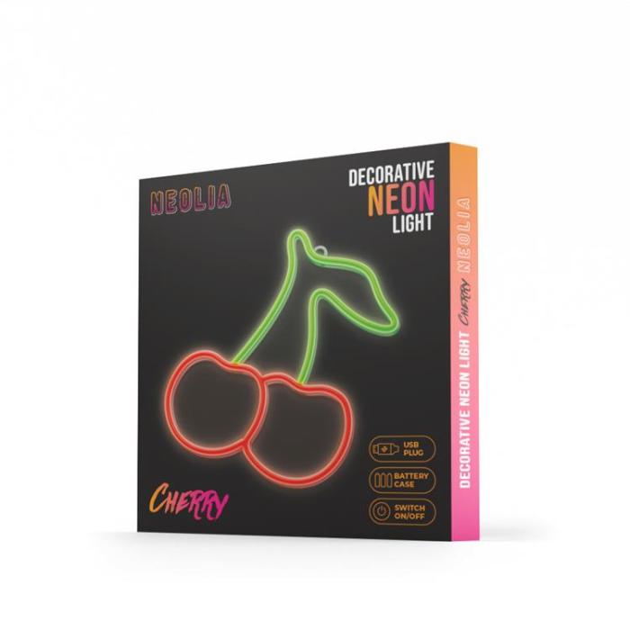 Neolia - Neolia Neon LED Light CHERRY NNE23 - Grön/Röd