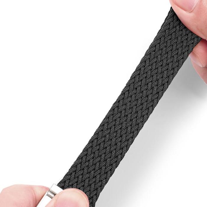 UTGATT1 - Dux Ducis Apple Watch 4/5/6/7/8/SE (41/40/38mm) Armband Braided - Svart