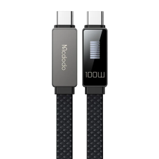MCDODO - MCDODO USB-C - USB-C 100W Kabel 1.2M PD CA-4470 - Svart
