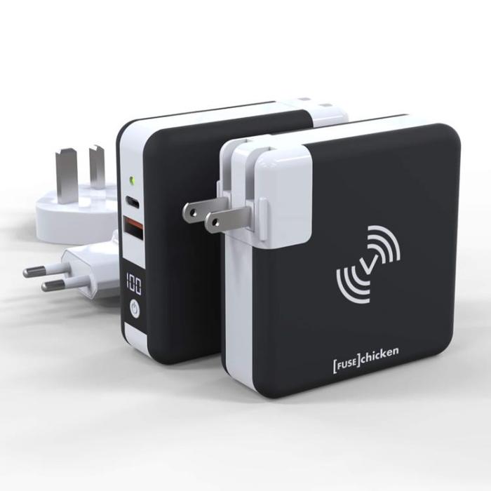 UTGATT - FUSE CHICKEN All-In-One Reseladdare och Powerbank 6700mAh QI 1xUSB-A 1xUSB-C