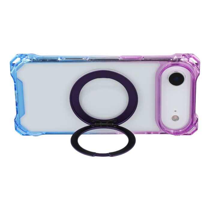 A-One Brand - iPhone Air Mobilskal MagSafe Kickstand - Gradient Lila / Blå
