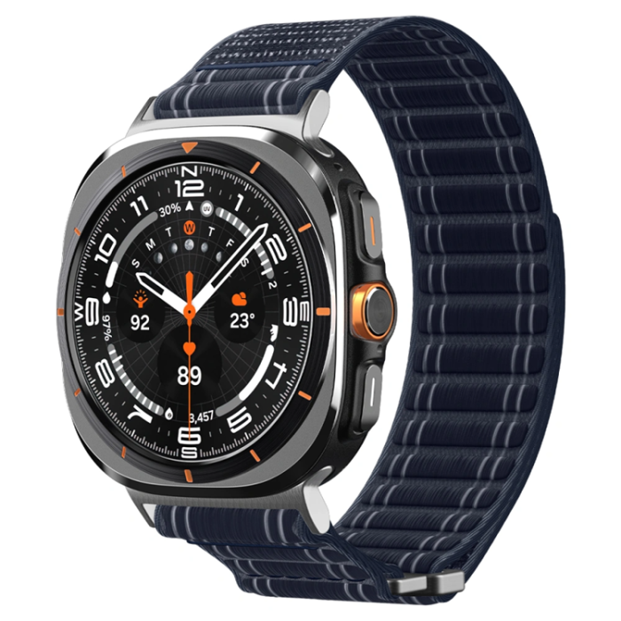 Spigen - Spigen Galaxy Watch Ultra (47mm) Armband WBF0 - Marinblå