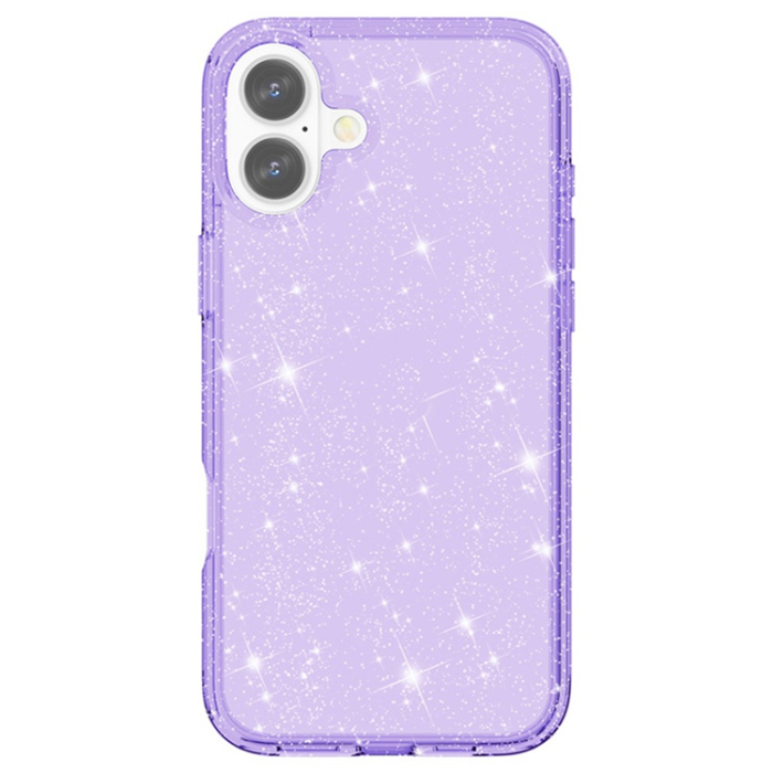 AMORUS - AMORUS iPhone 17 Mobilskal Shockproof - Glitter Lila