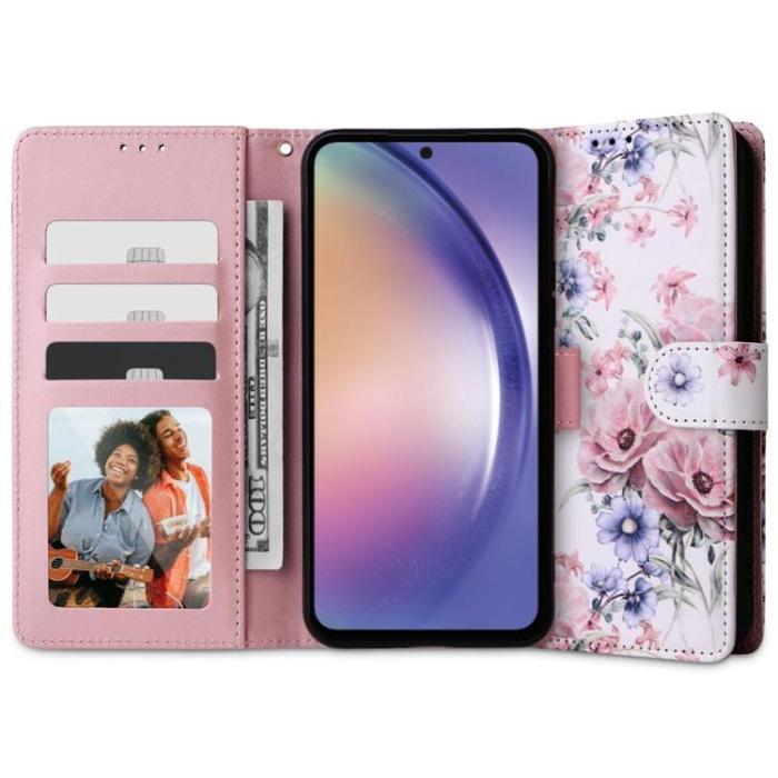 Tech-Protect - Tech-Protect Xiaomi Redmi Note 12S Plånboksfodral - Blossom Flower
