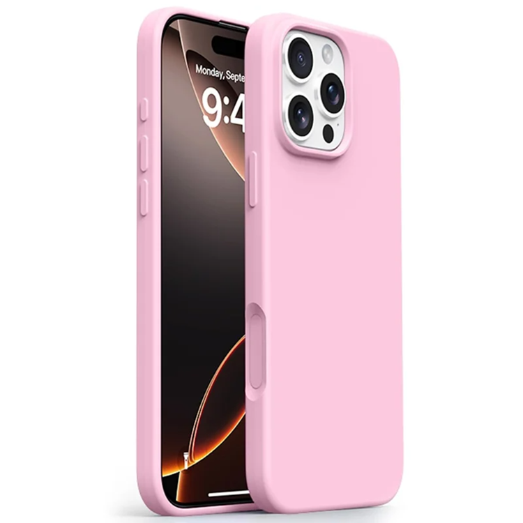 iPhone 16 Pro Mobilskal Ultra Thin Silikon - Sakura Rosa | 2353 | AlltMobil