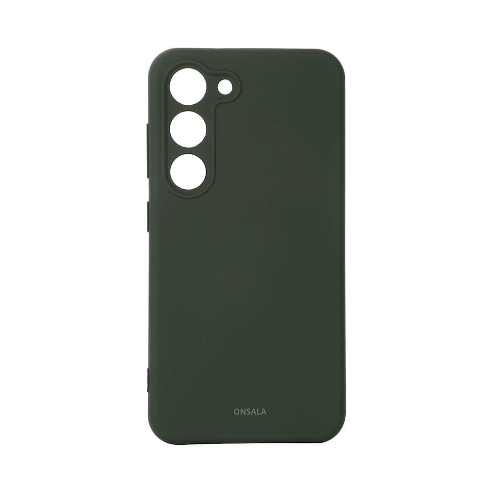 ONSALA Galaxy S23 5G Skal Silikon - Mörk Grön | 2353 | AlltMobil