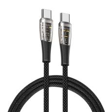 DUZZONA - Duzzona A6 USB-C till USB-C kabel 60W 1m - Transparent