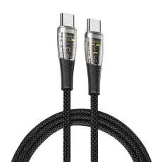 DUZZONA - Duzzona A6 USB-C till USB-C kabel 60W 1m - Transparent