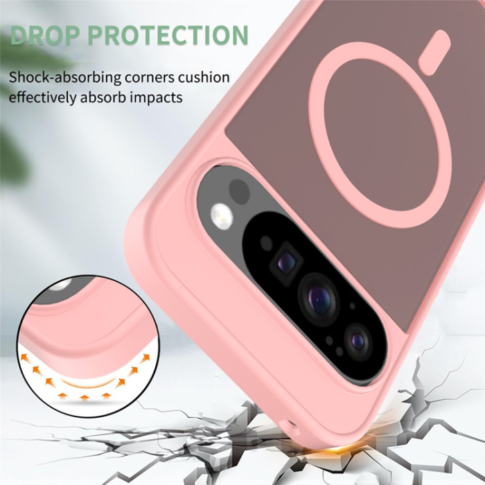 A-One Brand - Google Pixel 10 Pro XL Mobilskal MagSafe Skin Touch - Rosa