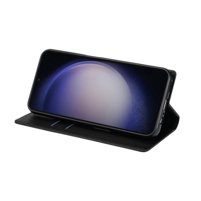 OEM - Samsung Galaxy S26 Plånboksfodral Magnetisk Stängning Konstläder - Svart