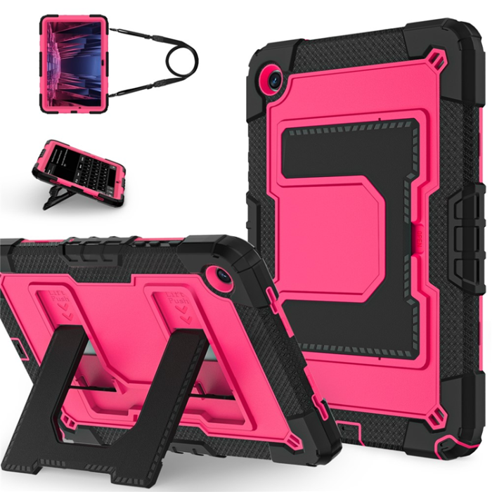 A-One Brand - Galaxy Tab A9 Plus Skal Kickstand Med Rem Anti Drop