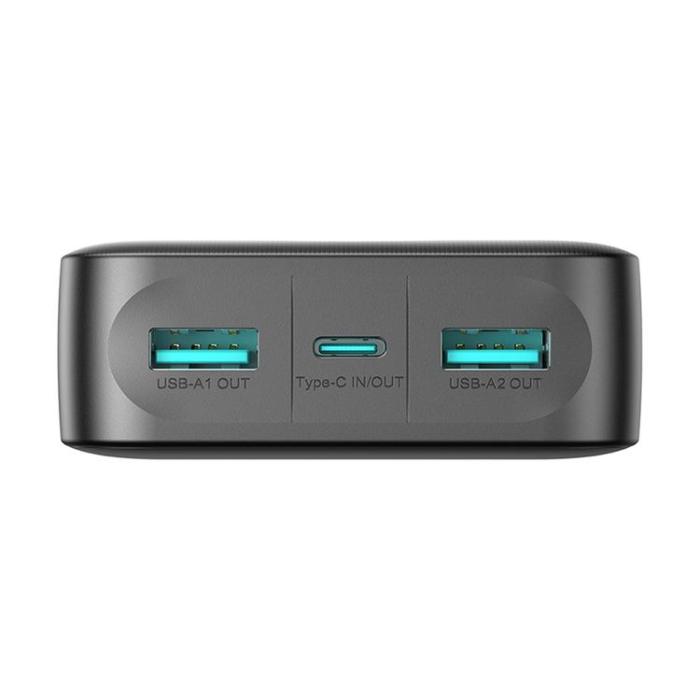 Joyroom - Joyroom Powerbank 20000mAh 2.4A 2xUSB-A 1xUSB-C JR-PBF14 - Svart