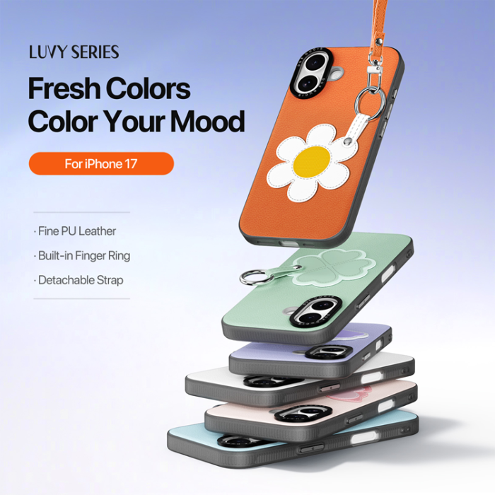 Dux Ducis - DUX DUCIS iPhone 17 Mobilskal med Fingerring/Rem Luvy Series