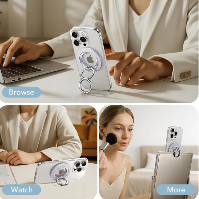 ESR - ESR Magnetic Magsafe Phone Ringhållare Halolock - Lavender