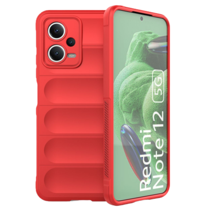 OEM - Xiaomi Redmi Note 12/Poco X5 Mobilskal Magic Shield - Röd