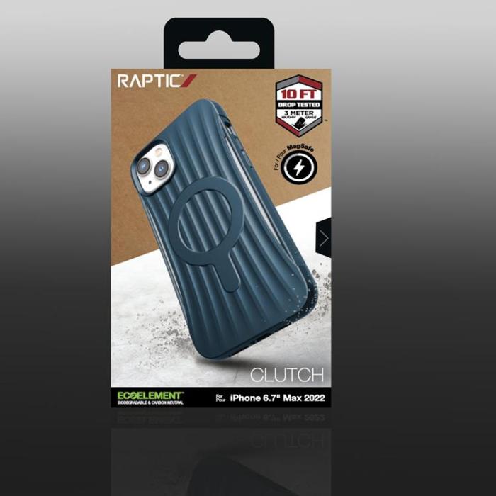Raptic - Raptic iPhone 14 Plus Skal Magsafe Clutch - Blå