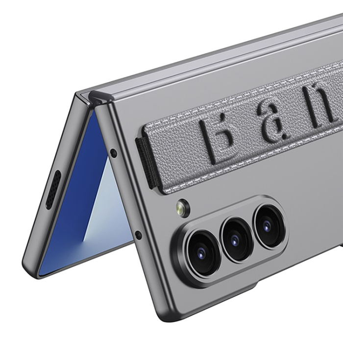 GKK - GKK Galaxy Z Fold 7 Mobilskal Handrem Med Fram Härdat Glas