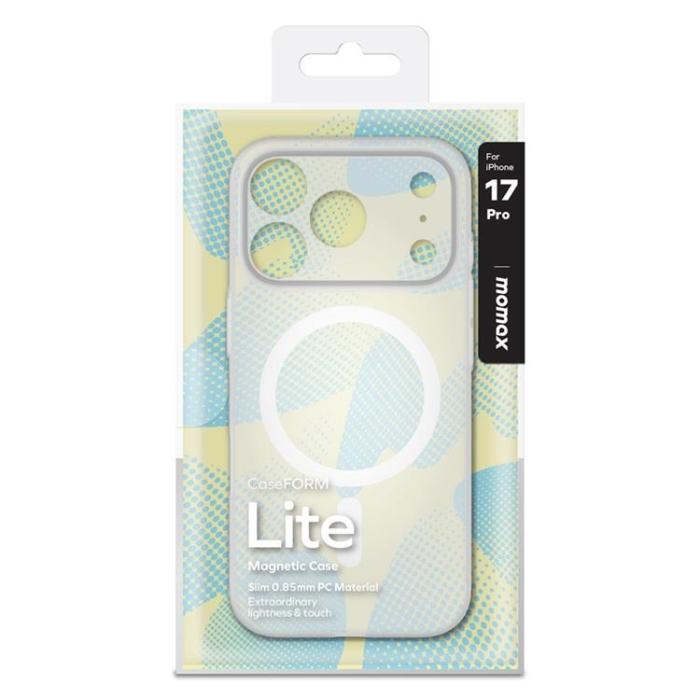 MOMAX - MOMAX iPhone 17 Pro Mobilskal MagSafe Ultra Slim - Transparent Vit