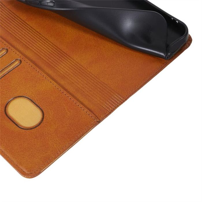 OEM - Samsung Galaxy A57 Fodral PU Läder Magnetisk - Khaki
