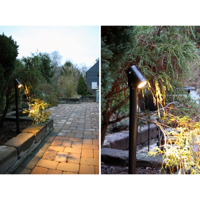 LightsOn - LightsOn Luna 65 Pollare/Trädgårdsspot 350 lm 5W 35° Svart