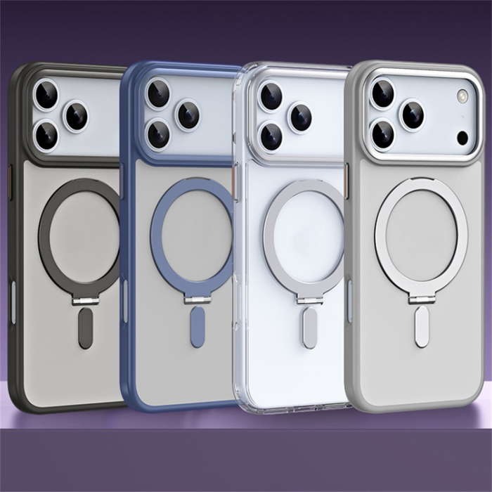 A-One Brand - iPhone 17 Pro Max Mobilskal MagSafe Hidden Magnetisk Kickstand