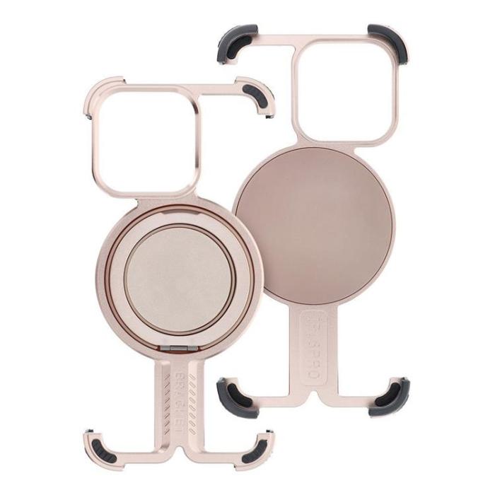 A-One Brand - iphone 15 Pro Mobilskal Titanium Bracket - Guld