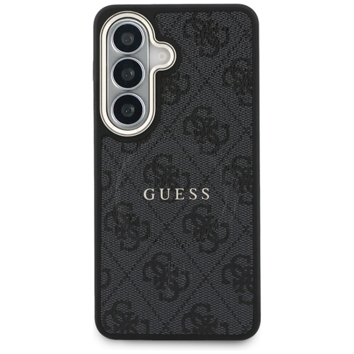 Guess - Guess Mobilskal För Galaxy S26 Plus MagSafe 4G Embossed Ring - Svart