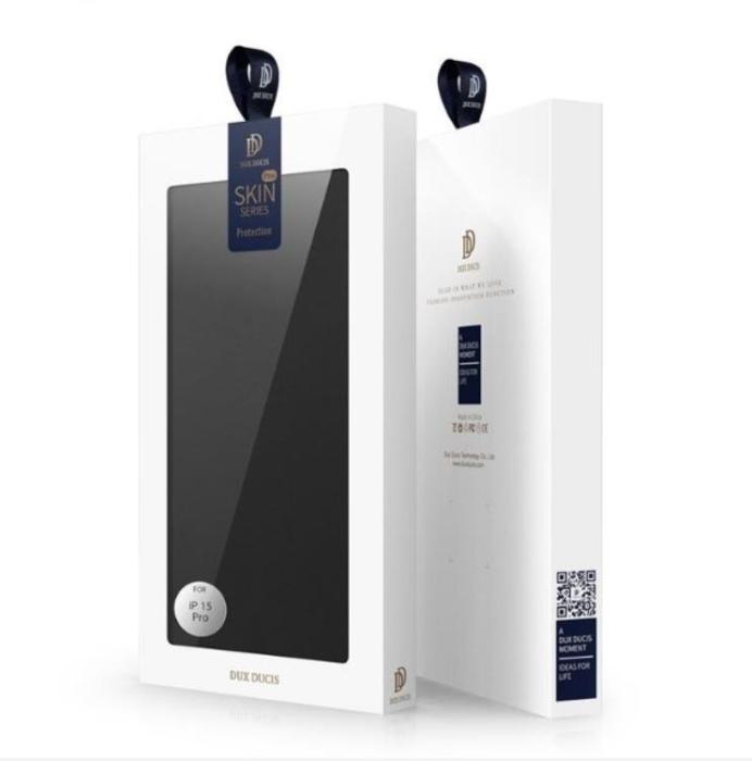 Dux Ducis - Dux Ducis iPhone 15 Pro Max/iPhone 15 Ultra Plånboksfodral Skin Pro - Svart