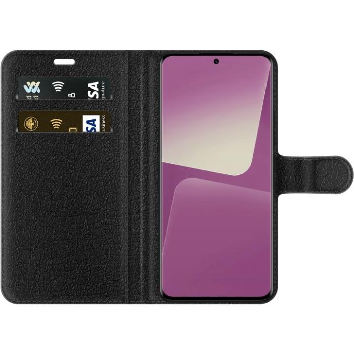 iSecrets - Plånboksfodral till Xiaomi 13 Pro med fejdande blommor