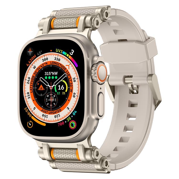 Apple Watch 4/5/6/7/8/9/10/SE (44/45/46mm) Armband Silikon | 5123 | AlltMobil