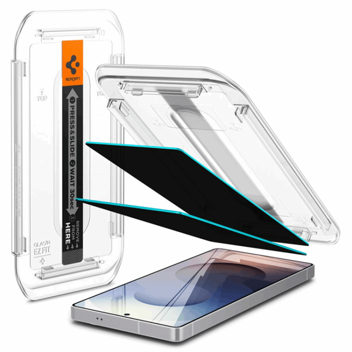 Spigen - Spigen [2-Pack] Galaxy S25 Ultra Skärmskydd Härdat Glas EZ-FIT
