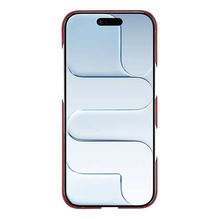 A-One Brand - iPhone Air Mobilskal MagSafe Aramid Fiber Fine Grid - Röd