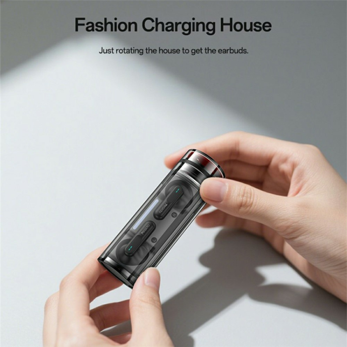 Yesido - YESIDO TWS Trådlösa Bluetooth-Hörlurar 5.3 Semi In-Ear TWS39 - Svart