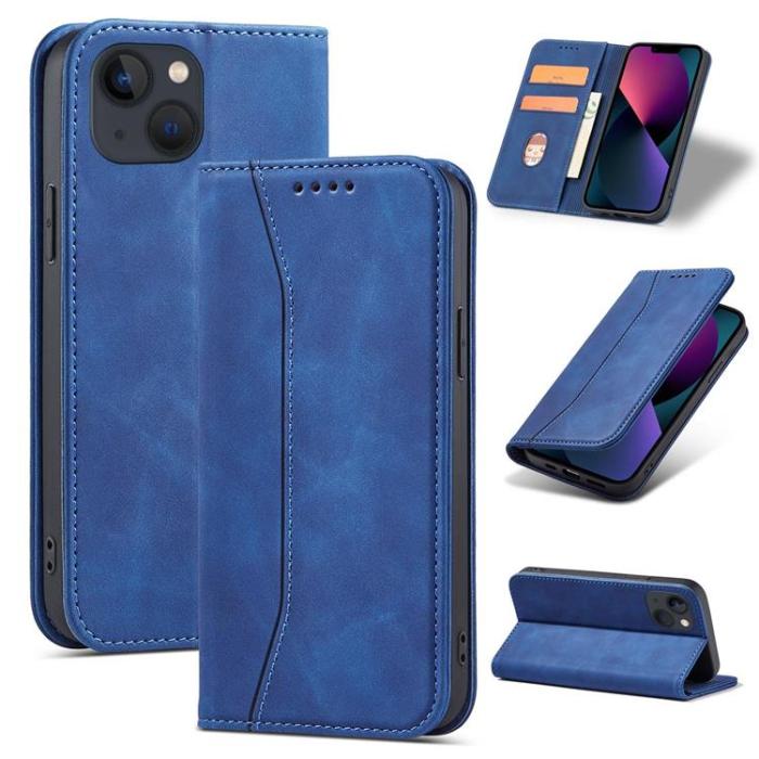 UTGATT - iPhone 13 Plånboksfodral Magnet Fancy - Blå