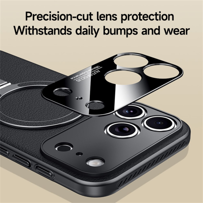 A-One Brand - iPhone 17 Pro Mobilskal MagSafe Kickstand Electroplated Cooling