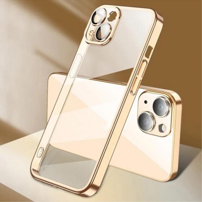 X-Level - X-Level iPhone 15 Mobilskal Elektropläterad - Guld