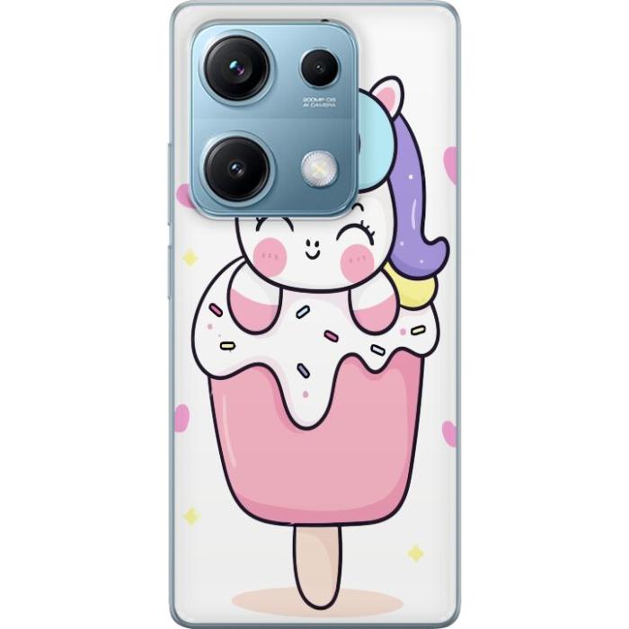 iSecrets - Mobilskal till Xiaomi Redmi Note 14S med Glad enhörning