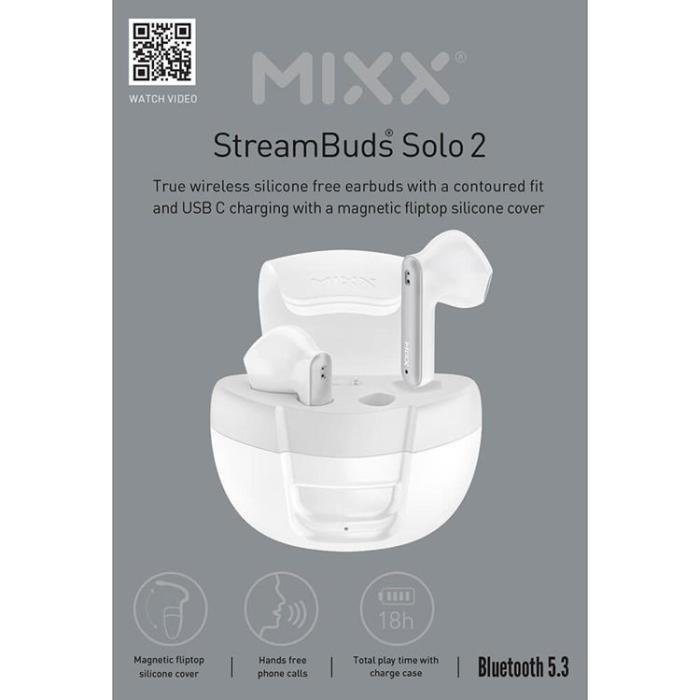 MIXX - MIXX In-Ear Hörlur Solo 2 TWS - Vit