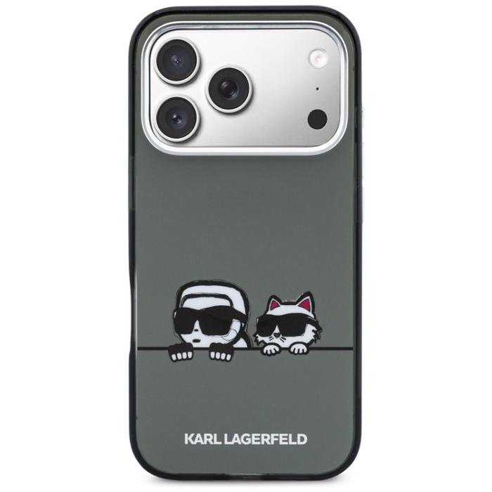 KARL LAGERFELD - Karl Lagerfeld Mobilskal För iPhone 17 Pro Magsafe IML Peekaboo Logo