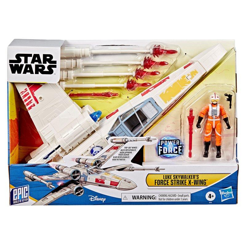 Epic World Of Action Luke Skywalker´s Force Strike X-Wing 4" Action Figure